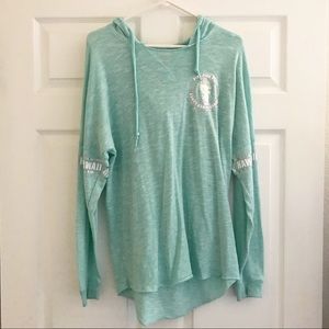 PINK hooded pullover long sleeve from Hawaii